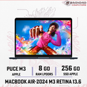 MACBOOK AIR 13.6 2024 M3 8Go 256Go (Midnight)