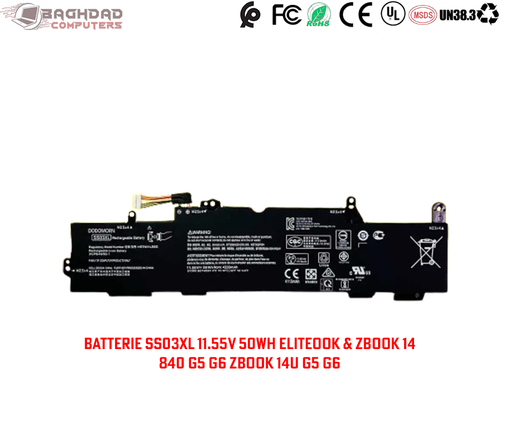 Batterie SS03XL HP EliteBook 840G5 G6 ZBook 14U G5/G6...