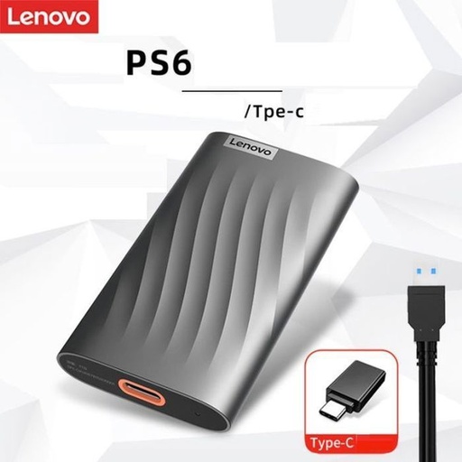 Lenovo PS6 1To externe SSD 1000Go vitesse 550Mo/s