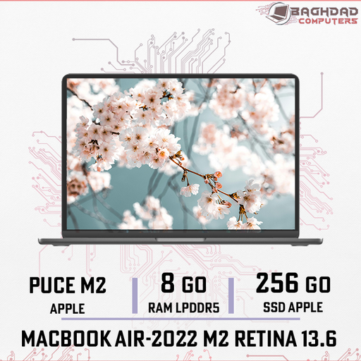 MacBook Air 13.6 M2-2022 8Go 256Go Gris