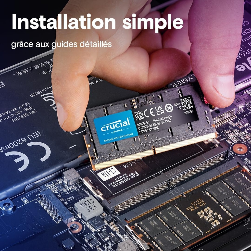 Crucial RAM DDR5 24Go 5600MHz