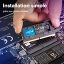 Crucial RAM DDR5 24Go 5600MHz