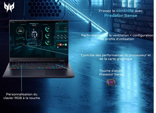 ACER PREDATOR PH18-72 (i9-14th HX) 64Go RTX4090