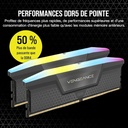 CORSAIR Vengeance RGB DDR5 RAM 64Go (2x32Go) 6000MHz