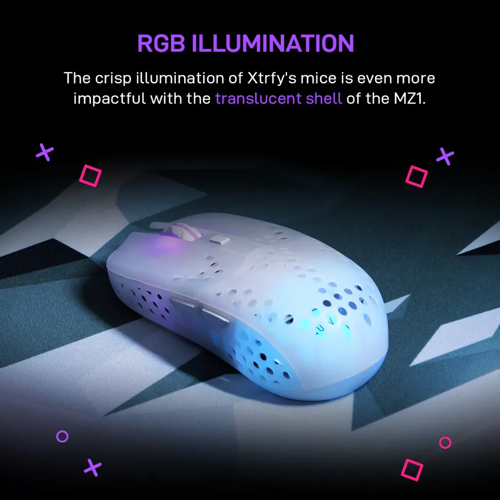 Xtrfy Mz1 Wirless Ultra Light Gaming Mouse
