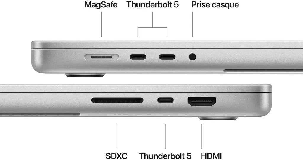 MACBOOK PRO 14.2 M5 2026 16Go 512Go