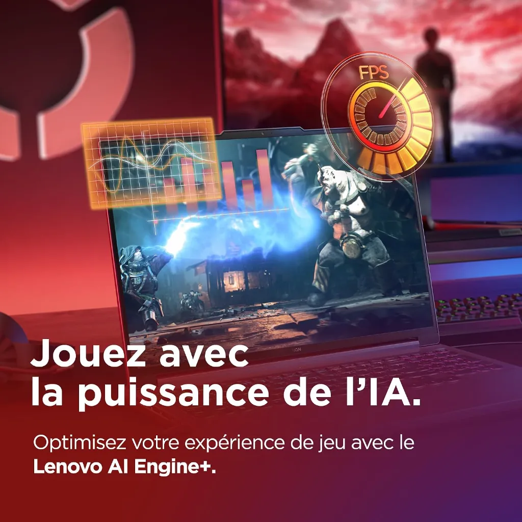 Lenovo Legion Slim 5 16ARP9 - Ordinateur Portable Gaming IA CPU.webp