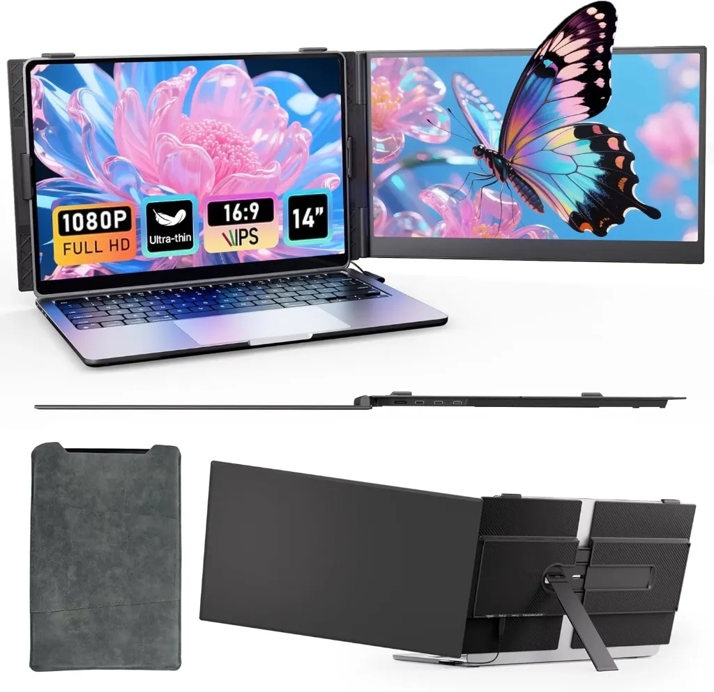 S14 PORTABLE DUAL SCREEN MONITOR