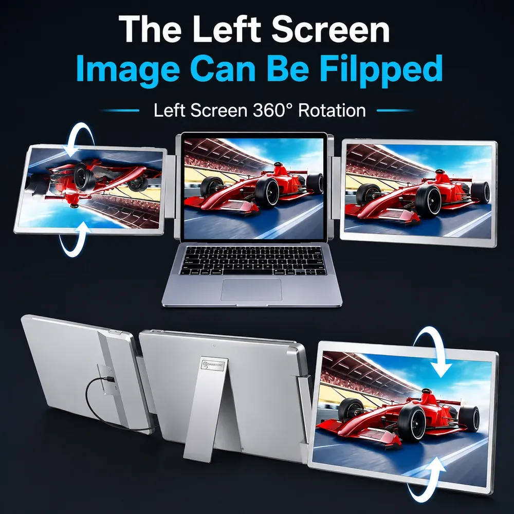 S10 PORTABLE DUAL SCREEN MONITOR 15.6