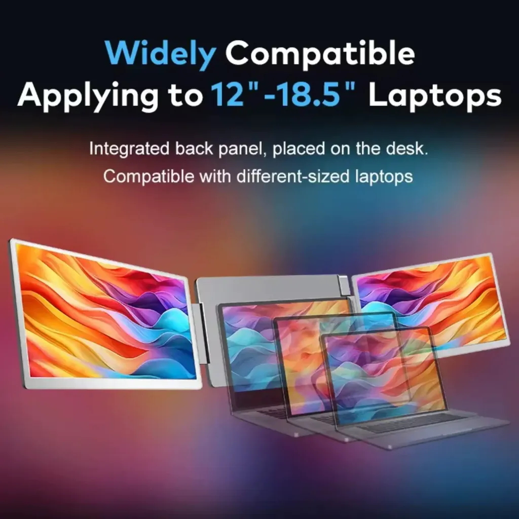 S10 PORTABLE DUAL SCREEN MONITOR 15.6