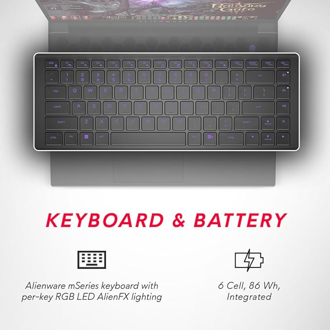 Alienware M16 165 Hz i9-13900HX, 32 Go 1To SSD RTX 4070 8 Go