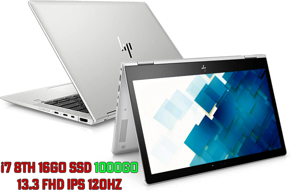 HP EliteBook X360 1030 G4 (i7-8th) 16Go 1To