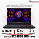 MSI PULSE 15 B13VGK (i7-13620H) 2To 32Go RTX4070