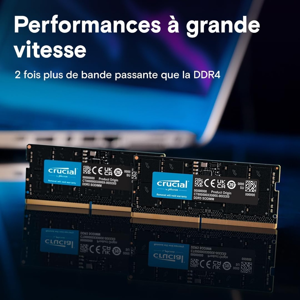 Crucial RAM DDR5 24Go 5600MHz