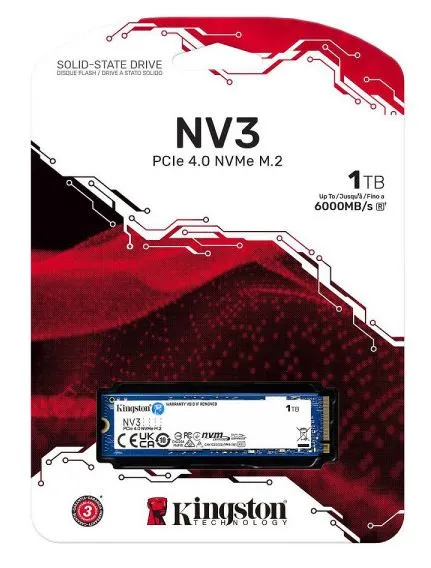 SSD 1To Kingston NV3 M.2 2025