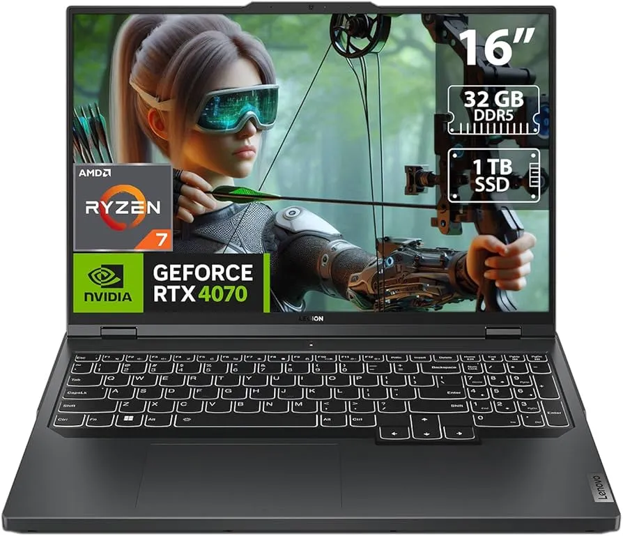 LENOVO LEGION PRO 5 16ARX8 AMD RYZEN 7 7745HX RTX 4070 8 32GO 1TO 