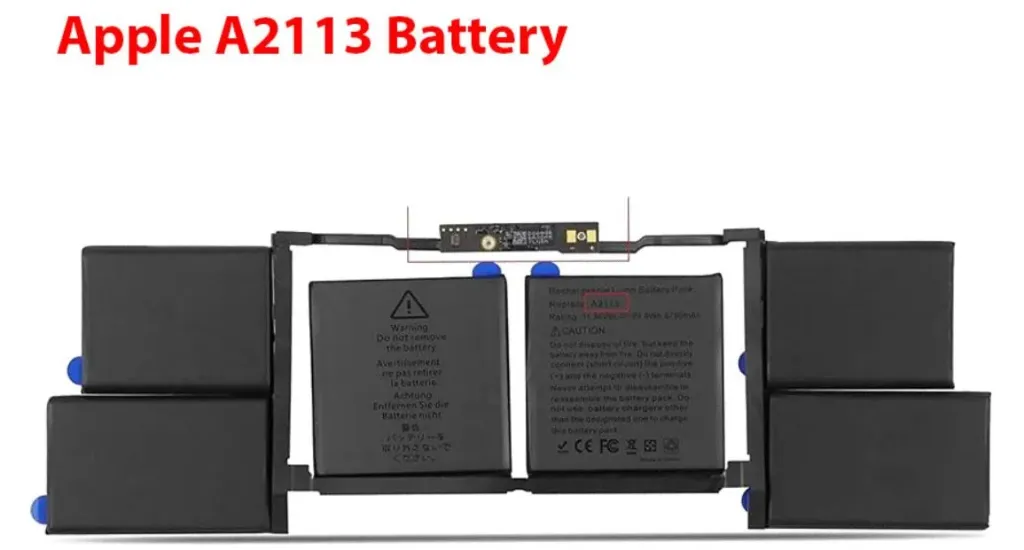 Batterie Mac 16 A2113 A2141