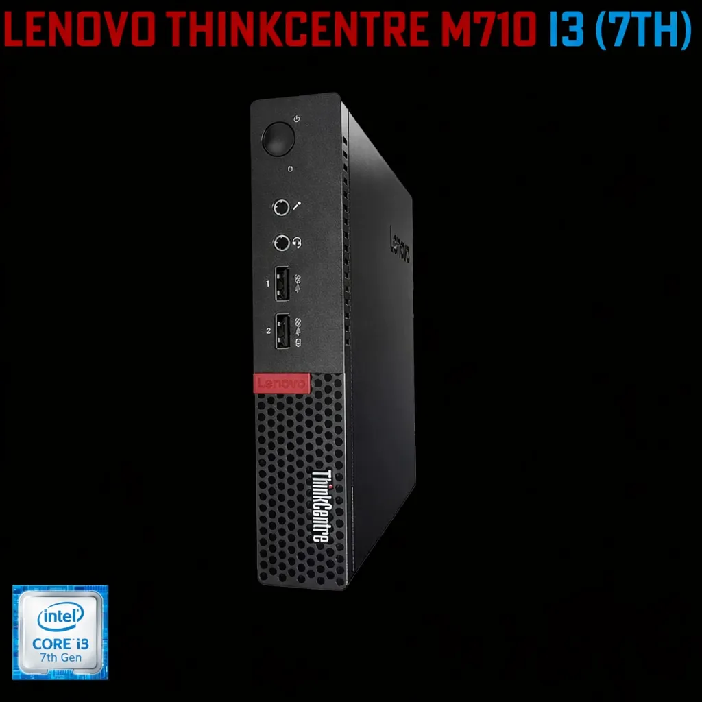 Lenovo ThinkCentre M710Q (i3-7th) 16Go 256Go   (128 Go, 8 Go)
