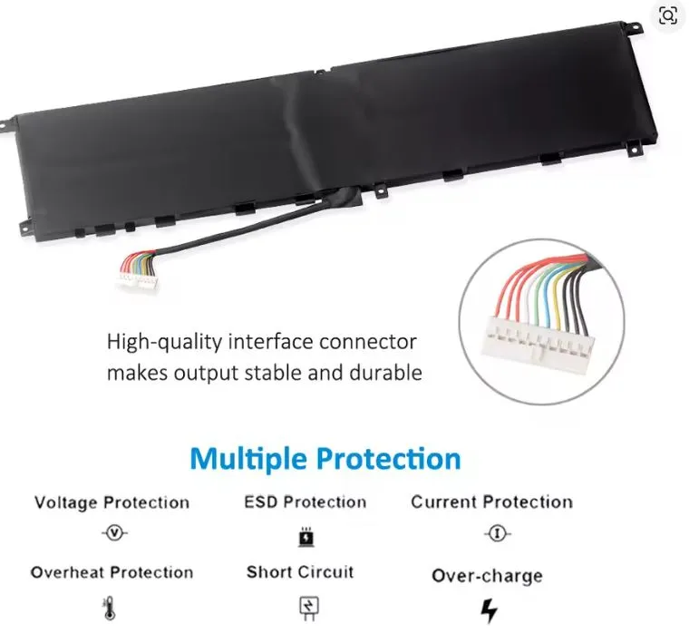 MSI GS65 Batterie BTY-M6L pour MSI MS-16Q2, MS-16Q21, MS-16Q3, MS-16Q4 et MS-17G2