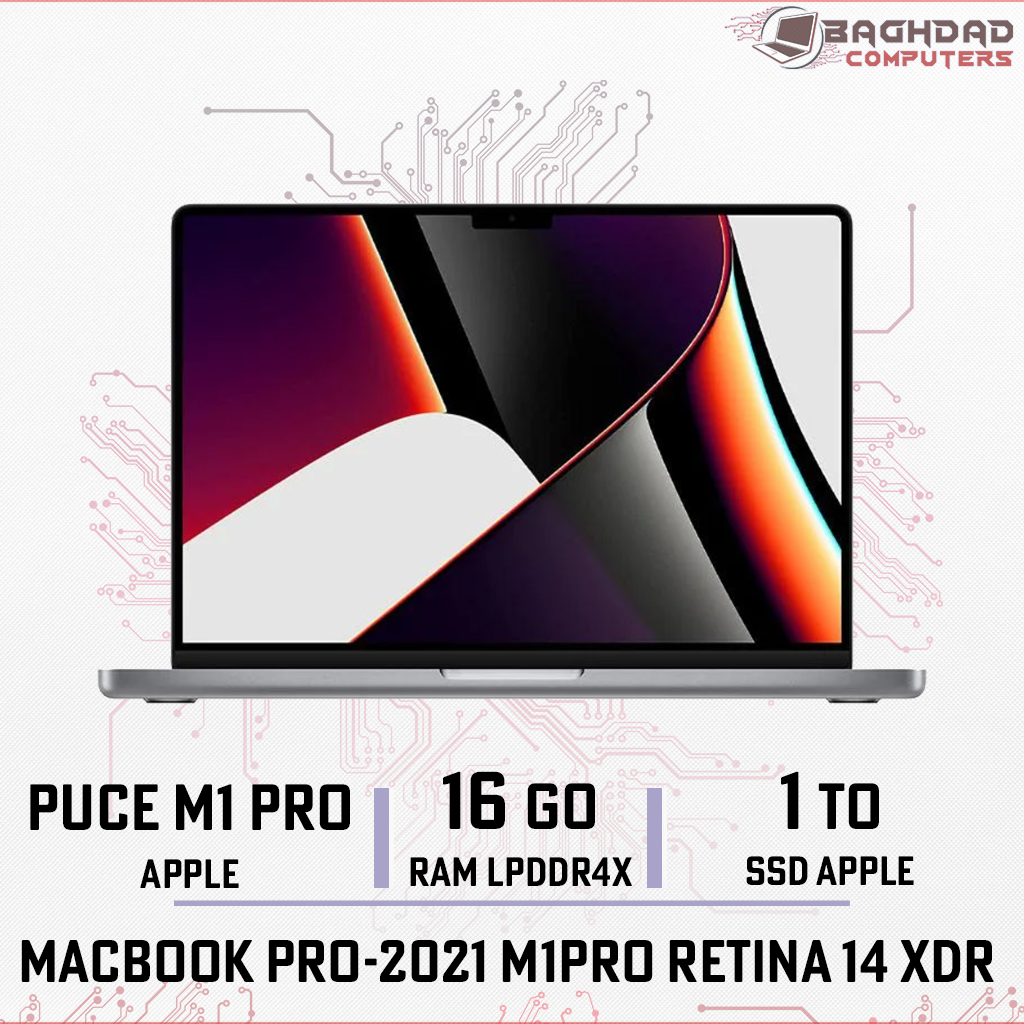 MACBOOK PRO 14 2021 M1 PRO (16Go/1To)