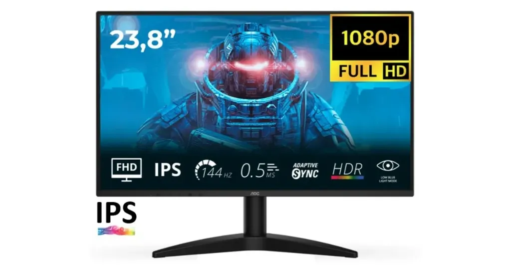 MONITEUR AOC 24B36X 23.8 IPS 144HZ 0.5MS FHD  