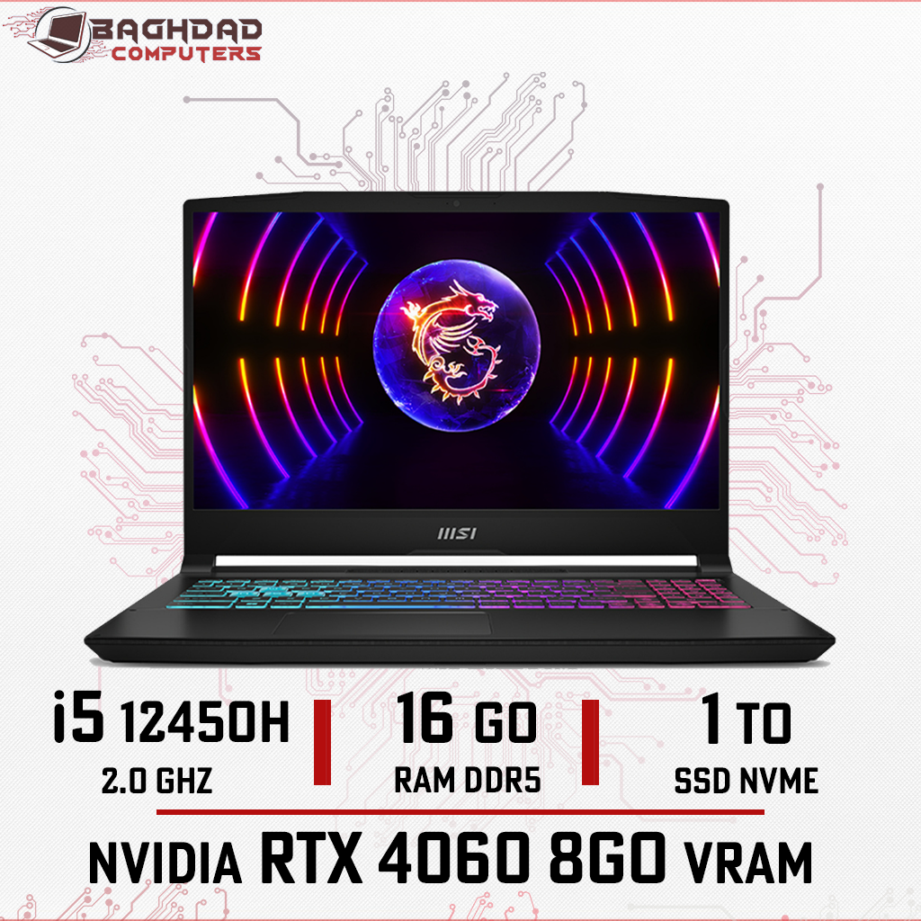 MSI KATANA 15 B12V (i5-12th) 16Go 512Go RTX4060 A+