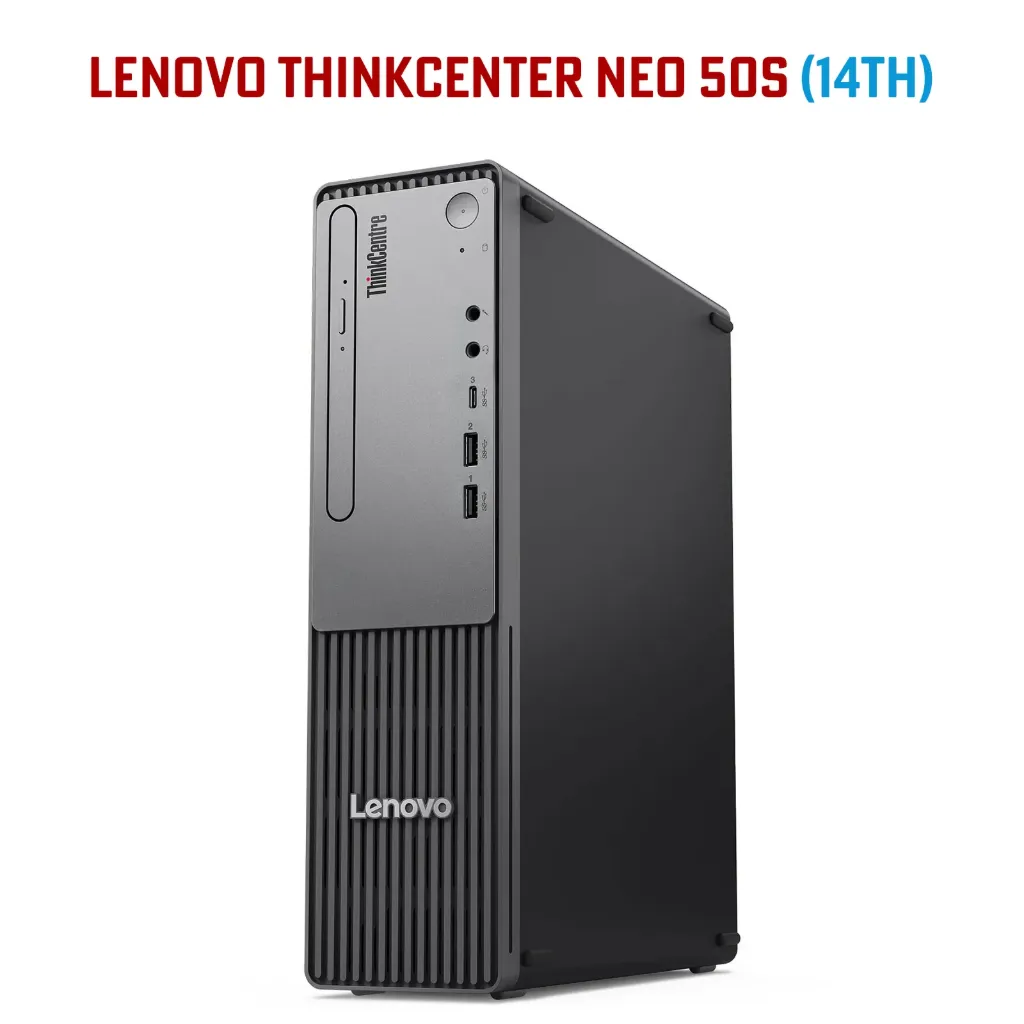 Lenovo ThinkCentre neo 50s Gen 5 - SFF - i5 14400 - RAM 8/16 GB - SSD 256Go Wi-Fi 6/Bluetooth  (8 Go)