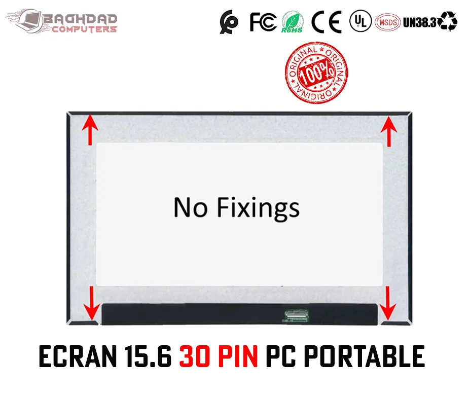 ECRAN 15.6 30Pin PC PORTABLE DELL-HP