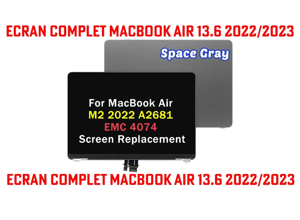LCD pour Macbook AIR 13.6 Model A2681 M2 M3 2022 2023