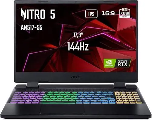 ACER NITRO 5 AN517-55 (i7-12700H) RTX 3060 6VRAM 32Go 1To 144Hz  