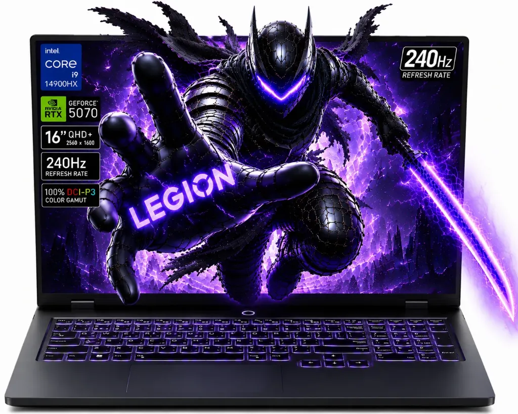 LENOVO LEGION Y7000P IRX10 (i9-14900HX) RTX 5070 32Go DDR5 1To 240Hz QHD+