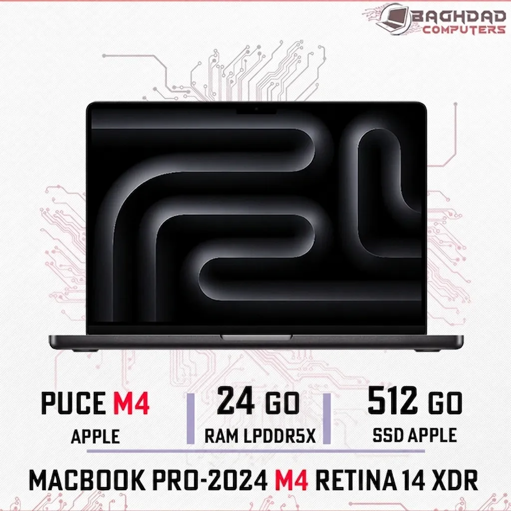 Macbook Pro 14 M4 Pro 24Go 512Go