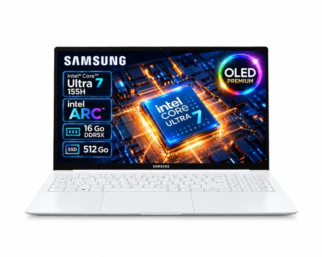 SAMSUNG GALAXY BOOK2 PRO NP950XGK OLED PREMIUM ULTRA 7 155H  INTEL ARC 16Go DDR5X 512Go