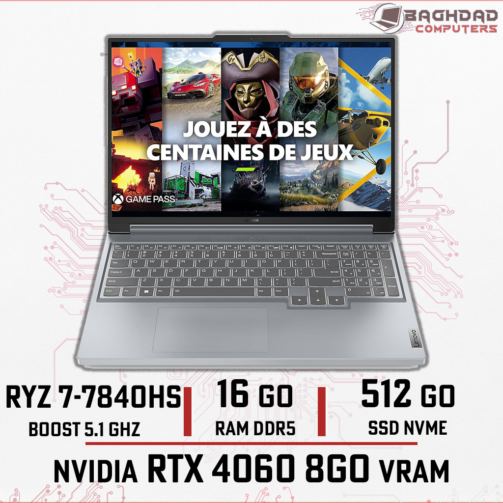 LENOVO LEGION LOQ 15APH8 RYZ 7840HS