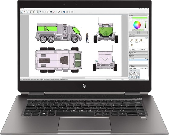 HP ZBOOK STUDIO X360 G5 (i7-8th) 16Go Nv CUDA P1000