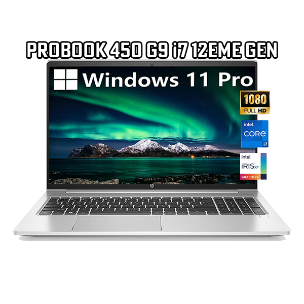 HP Probook 450 G9 (i7-1255U) 16Go 512Go