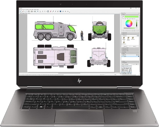 HP ZBOOK STUDIO X360 G5 (i7-8th) 16Go Nv CUDA P1000